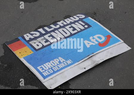 Deutschland, Berlin, Europawahl 2024 : Wahlspots und Wahlkampagnen der Parteien in Deutschland *** Allemagne, Berlin, élections européennes 2024, élections et campagnes électorales des partis en Allemagne Banque D'Images