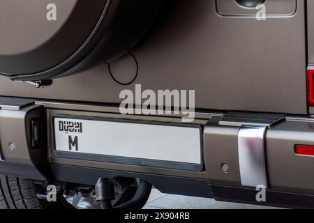 Vue arrière de Mercedes-Benz G63 AMG. Banque D'Images