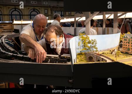 Le London Festival of Railway Modeling à Alexandra Palace, Angleterre, Royaume-Uni Banque D'Images