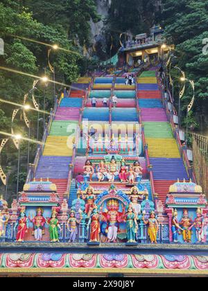 Batsu Caves Hindu Temple Kuala Lumpur Malaisie, se Asie TV000703 Banque D'Images