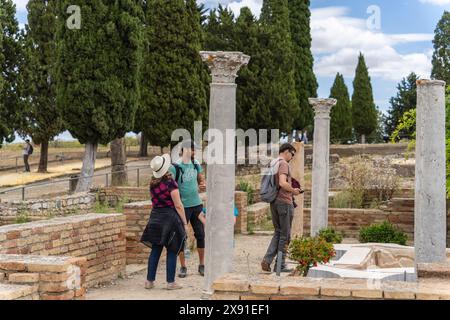 Italica, ancienne ville romaine, 206 av. J.-C., Andalousie, Espagne Banque D'Images