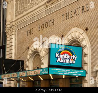 Kimberly Akimbo nouvelle comédie musicale au Booth Theatre de Broadway à Manhattan NYC Banque D'Images