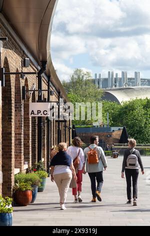 Le charbon baisse Yard, King's Cross, Londres, Royaume-Uni Banque D'Images