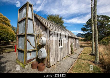 Rai Valley Cottage près de Nelson, Nouvelle-Zélande Banque D'Images