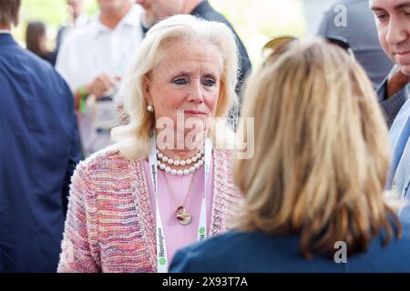 Mackinac Island, États-Unis. 28 mai 2024. Debbie Dingell (d-Ann Arbor) à la Conférence sur les politiques Mackinac à Mackinac Island, Michée, le 28 mai 2024. (Photo de Andrew Roth/Sipa USA) crédit : Sipa USA/Alamy Live News Banque D'Images