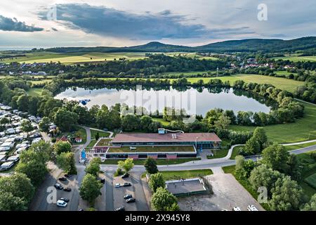 BAD STAFFELSTEIN, BAVIÈRE, ALLEMAGNE - VERS MAI 2024 : AquqRiese et Ostsee de Bad Staffelstein ville en Allemagne. Banque D'Images