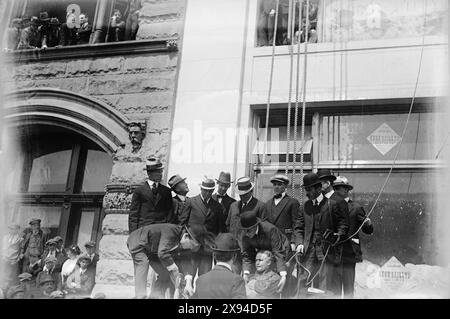 Houdini est sur le point de se produire en 1916 Banque D'Images