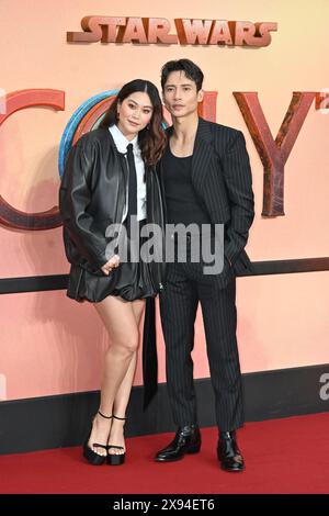 Londres, Royaume-Uni - 28 mai 2024Dianne Doan et Manny Jacinto lors de la première britannique de Star Wars, The Acolyte, à Odeon luxe Leicester Square, Londres, Angleterre. CAP/JOR ©JOR/Capital Pictures Banque D'Images