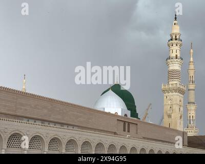 Al Madinah Al Munawwarah lieu sacré islamique en Arabie Saoudite Banque D'Images