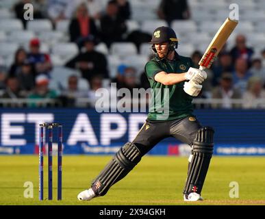 Photo du dossier datée du 23-09-2023 de l'irlandais Josh Little. L'Irlande a amèrement battu le Pakistan dans les Caraïbes lors de la Coupe du monde 2007, ils sauront qu'une répétition de la performance pourrait suffire pour les porter dans les Super 8 Date d'émission : mercredi 29 mai 2024. Banque D'Images