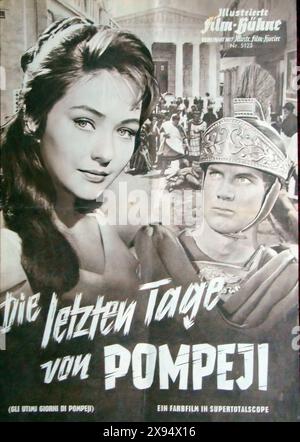 DERNIERS JOURS DE POMPÉI, LE (1959) 002 - affiche de cinéma allemand vintage Banque D'Images