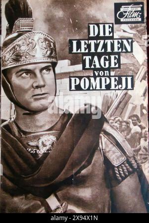 DERNIERS JOURS DE POMPÉI, LE (1959) 004 - affiche de cinéma allemand vintage Banque D'Images