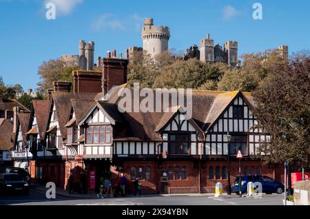 Château d'Arundel, West Sussex, Angleterre, Royaume-Uni, Europe Banque D'Images