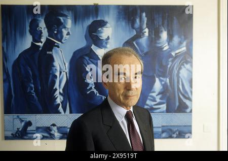 Robert BADINTER - date : 20000601 ©John Foley/Opale.photo Banque D'Images