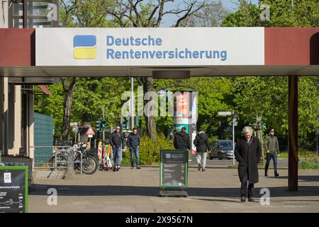 Assurance pension allemande, Fehrbelliner Platz, Wilmersdorf, Berlin, Allemagne, Deutsche Rentenversicherung, Fehrbelliner Platz, Wilmersdorf, Berlin, Deut Banque D'Images