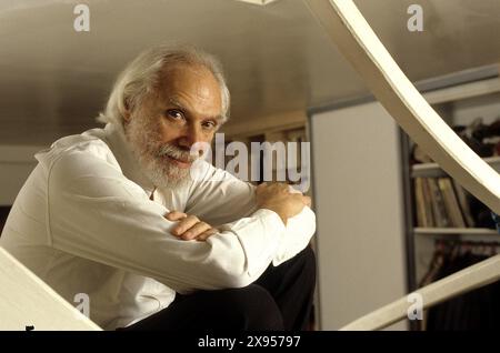 MOUSTAKI Georges - date : 20000101 ©John Foley/Opale.photo Banque D'Images