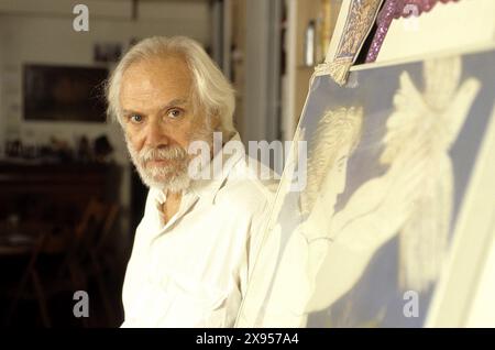 MOUSTAKI Georges - date : 20000101 ©John Foley/Opale.photo Banque D'Images