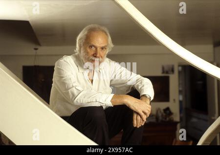 MOUSTAKI Georges - date : 20000101 ©John Foley/Opale.photo Banque D'Images