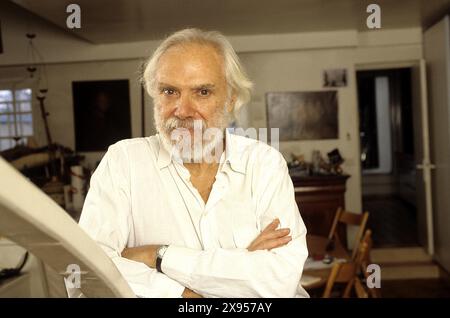 MOUSTAKI Georges - date : 20000101 ©John Foley/Opale.photo Banque D'Images