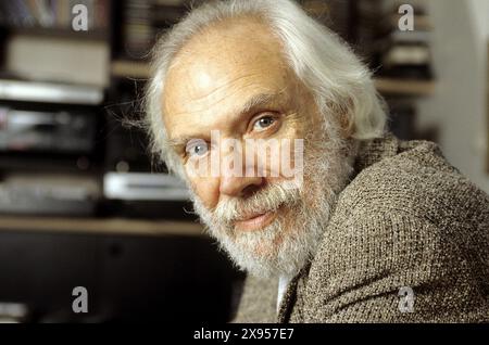 MOUSTAKI Georges - date : 20000101 ©John Foley/Opale.photo Banque D'Images