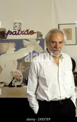 MOUSTAKI Georges - date : 20000101 ©John Foley/Opale.photo Banque D'Images