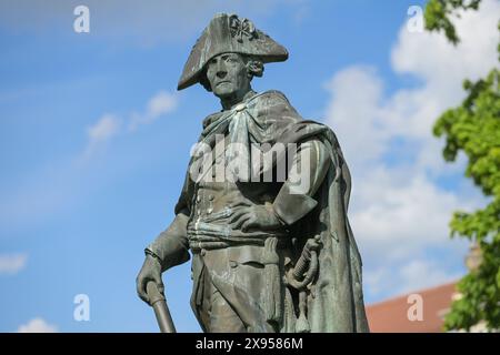 Monument à Frédéric le Grand, Nouvelle aile, Palais de Charlottenburg, Spandauer Damm, Charlottenburg, Berlin, Allemagne, Denkmal Friedrich der Große, Neuer Banque D'Images