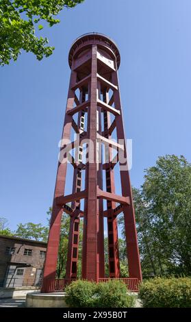 Château d'eau, Parc naturel de Schöneberger Südgelände, Prellerweg, Schöneberg, Berlin, Allemagne, Wasserturm, Naturpark Schöneberger Südgelände, Prellerweg, Banque D'Images