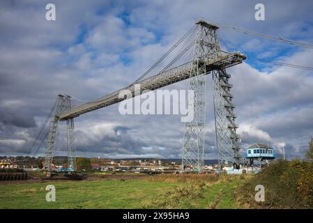 Pont Newport transporter. Banque D'Images