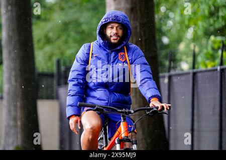 Zeist, pays-Bas. 29 mai 2024. ZEIST, PAYS-BAS - MAI 29 : Memphis Depay des pays-Bas avant une séance d'entraînement de l'équipe néerlandaise de football masculin avant l'EURO 2024 au campus de la KNVB le 29 mai 2024 à Zeist, pays-Bas. (Photo de René Nijhuis/Orange Pictures) crédit : Orange pics BV/Alamy Live News Banque D'Images