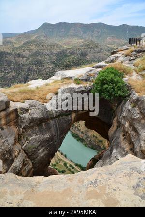 Une vue de Botan Valley à Siirt, Turquie Banque D'Images