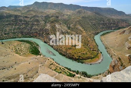 Une vue de Botan Valley à Siirt, Turquie Banque D'Images