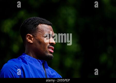 Zeist, pays-Bas. 29 mai 2024. ZEIST, PAYS-BAS - MAI 29 : Ryan Gravenberch des pays-Bas avant une séance d'entraînement de l'équipe néerlandaise de football masculin avant l'EURO 2024 au campus de la KNVB le 29 mai 2024 à Zeist, pays-Bas. (Photo de René Nijhuis/Orange Pictures) crédit : Orange pics BV/Alamy Live News Banque D'Images