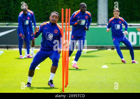 Zeist, pays-Bas. 29 mai 2024. ZEIST, PAYS-BAS - MAI 29 : Steven Bergwijn, des pays-Bas, lors d'une séance d'entraînement de l'équipe néerlandaise de football masculin avant l'EURO 2024 sur le campus KNVB le 29 mai 2024 à Zeist, pays-Bas. (Photo de René Nijhuis/Orange Pictures) crédit : Orange pics BV/Alamy Live News Banque D'Images