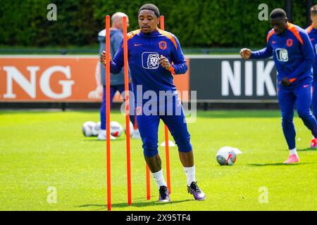 Zeist, pays-Bas. 29 mai 2024. ZEIST, PAYS-BAS - MAI 29 : Steven Bergwijn, des pays-Bas, lors d'une séance d'entraînement de l'équipe néerlandaise de football masculin avant l'EURO 2024 sur le campus KNVB le 29 mai 2024 à Zeist, pays-Bas. (Photo de René Nijhuis/Orange Pictures) crédit : Orange pics BV/Alamy Live News Banque D'Images