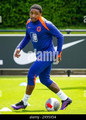 Zeist, pays-Bas. 29 mai 2024. ZEIST, PAYS-BAS - MAI 29 : Steven Bergwijn, des pays-Bas, lors d'une séance d'entraînement de l'équipe néerlandaise de football masculin avant l'EURO 2024 sur le campus KNVB le 29 mai 2024 à Zeist, pays-Bas. (Photo de René Nijhuis/Orange Pictures) crédit : Orange pics BV/Alamy Live News Banque D'Images