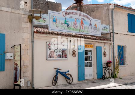 Musée du vélo, Citadelle de Brouage, Hiers-Brouage, classé parmi les plus beaux villages de France, Charente-maritime (17), Nouvelle-Aquitaine Banque D'Images