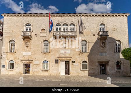 DAS Rathaus à Trogir, Kroatien, Europa | la mairie de Trogir, Croatie, Europe Banque D'Images