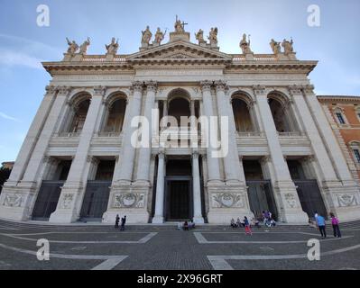 Rome : Cathédrale de l'archevasque de Saint-Jean-de-Latran Banque D'Images