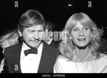 Charles Bronson et Jill Ireland Circa 1980's Credit : Ralph Dominguez/MediaPunch Banque D'Images