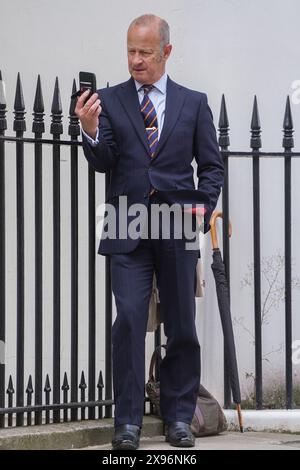 Londres, Royaume-Uni. 29 mai 2024. Henry Bolton ancien chef de parti du Parti de l'indépendance du Royaume-Uni (UKIP) de 2017 à 2018 vu à Westminster. Credit : amer Ghazzal/Alamy Live News Banque D'Images