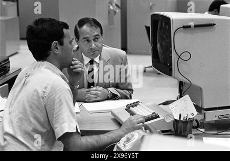 - Stabilimento IBM di Santa Palomba (Roma), giugno 1984 - usine IBM à Santa Palomba (Rome), juin 1984 Banque D'Images