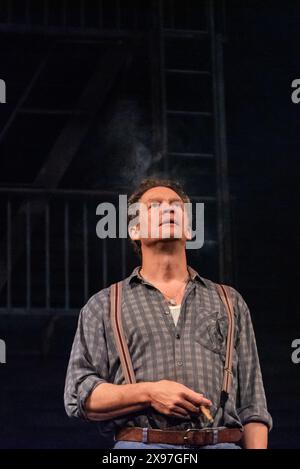 Londres, 29 mai 2024, Dominic West, A View from the Bridge, Theatre Royal Haymarket, Lou Morris/Alamy Live News Banque D'Images