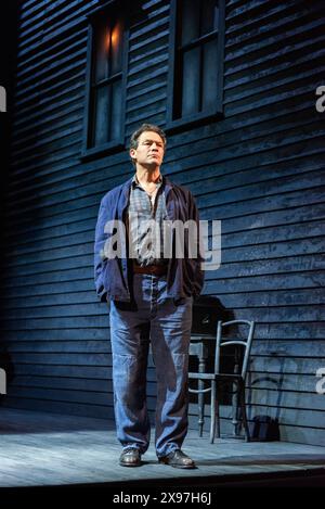 Londres, 29 mai 2024, Dominic West, A View from the Bridge, Theatre Royal Haymarket, Lou Morris/Alamy Live News Banque D'Images