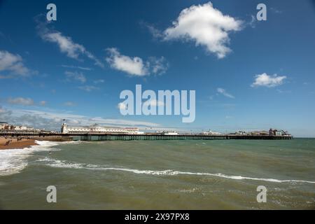 Brighton, le 27 mai 2024 : depuis cette semaine, Brighton’s Palace Pier facturera 1 £ de frais d’entrée par personne pour la première fois depuis 1984. Admission wil Banque D'Images