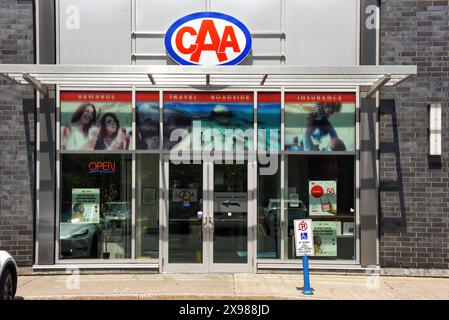 Ottawa, Canada – 22 mai 2024 : bureau de l'Agence de voyages de la CAA sur Clyde Ave. L'Association canadienne des automobilistes est une Fédération de huit automobil régionaux Banque D'Images