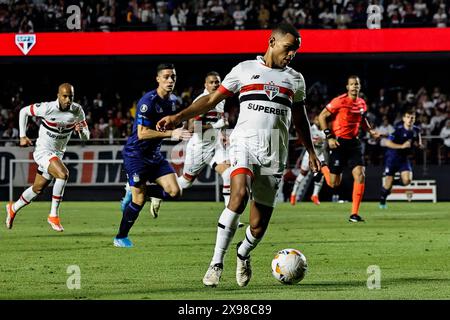 Sao Paulo, Brésil. 29 mai 2024. Match entre Sao Paulo FC et Talleres pour la 6ème manche de la phase de groupes de la Copa Libertadores 2024, à MorumBis, dans la nuit de ce mercredi 29. Photo : Adriana Spaca/SPP (Adriana Spaca/SPP) crédit : SPP Sport Press photo. /Alamy Live News Banque D'Images