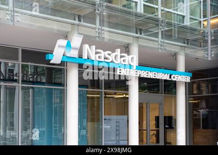 NASDAQ entrepreneurial Center à San Francisco, Californie, États-Unis - 6 juin 2023. Banque D'Images