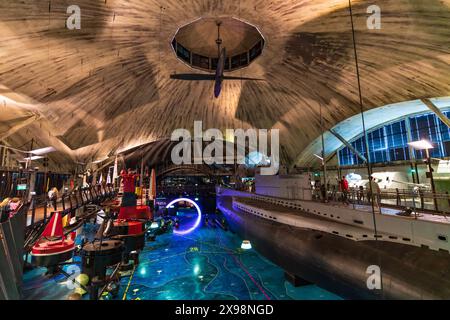 Seaplane Harbour (Lennusadam), un musée maritime à Tallinn, Estonie Banque D'Images