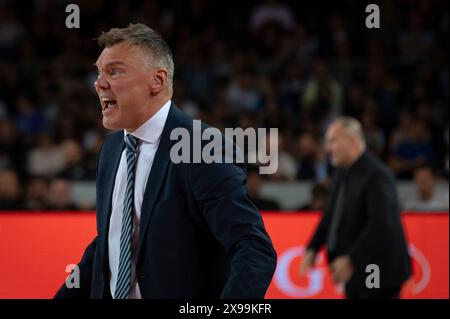 ANKARA / TURQUIE, 15 avril 2024 : match de Super League de basket-ball turque 2023-24, Fenerbahce Beko vs Turk Telekom. Banque D'Images