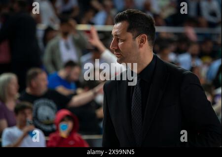 ANKARA / TURQUIE, 15 avril 2024 : match de Super League de basket-ball turque 2023-24, Fenerbahce Beko vs Turk Telekom. Banque D'Images